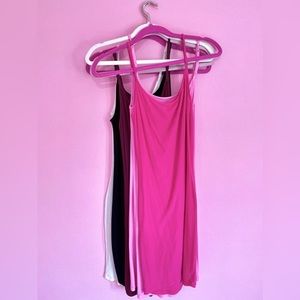 5 SKIMS SOFT LOUNGE MINI SLIP DRESS - LOT OF 5 - SIZE MEDIUM - EUC